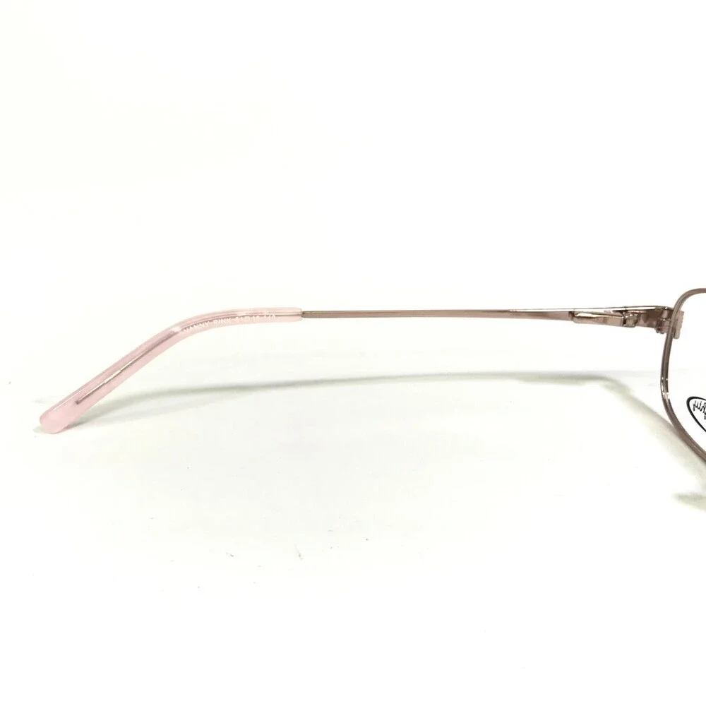 Eight to Eighty Eyeglasses Frames NANNY PINK Rose Gild Wire Cat Eye 51-16-140